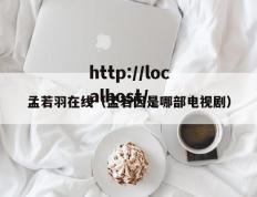 孟若羽在线（孟若因是哪部电视剧）